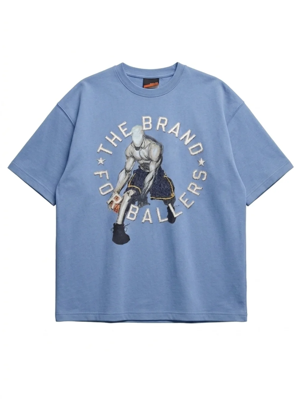 Vintage AND1 The Brand For Ballers T-Shirt Blue Y2K M/L